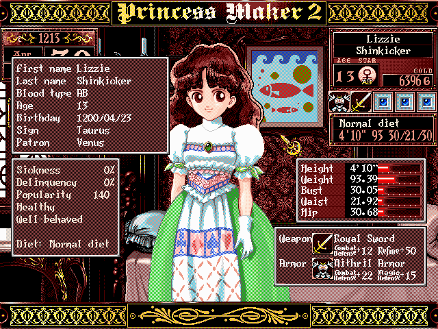 Princess Maker 2 Undress Patch