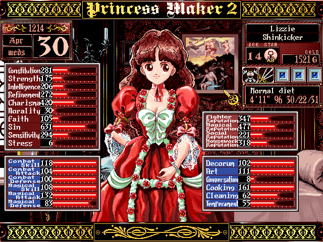 Princess Maker 2 Undress Patch