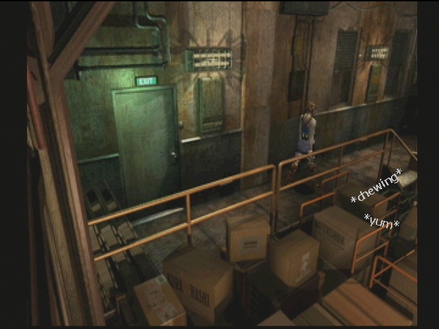 Jill Valentine: Walking Death Sentence. Jill enters the warehouse.