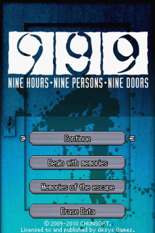 999 Nine Hours Nine Persons Nine Doors Part 26 New Game