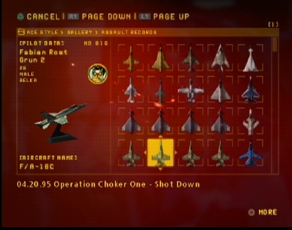 Ace Combat Zero: The Belkan War Part #3 - Mission 3 - Operation Choker One,  April 20th, 1995