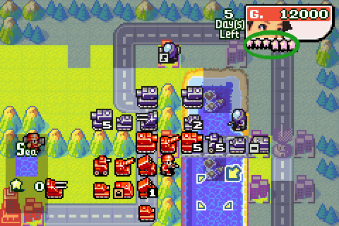 advance wars 2 rom flickering