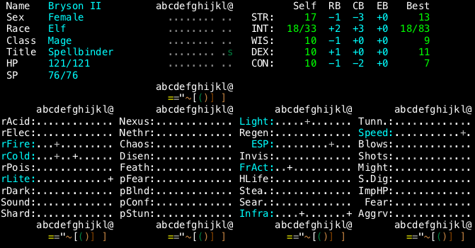 angband increase carry weight