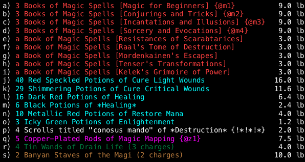 angband spells