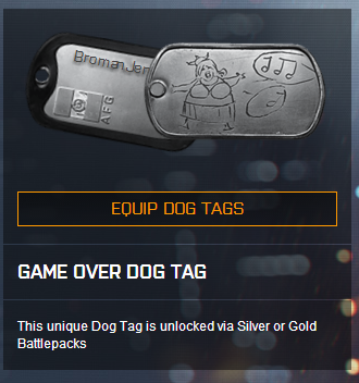 DANNYonPC on X: Getting the foil BF4 badge gives the DICE friend dogtag on  your profile Also the only way i could ever get it   / X