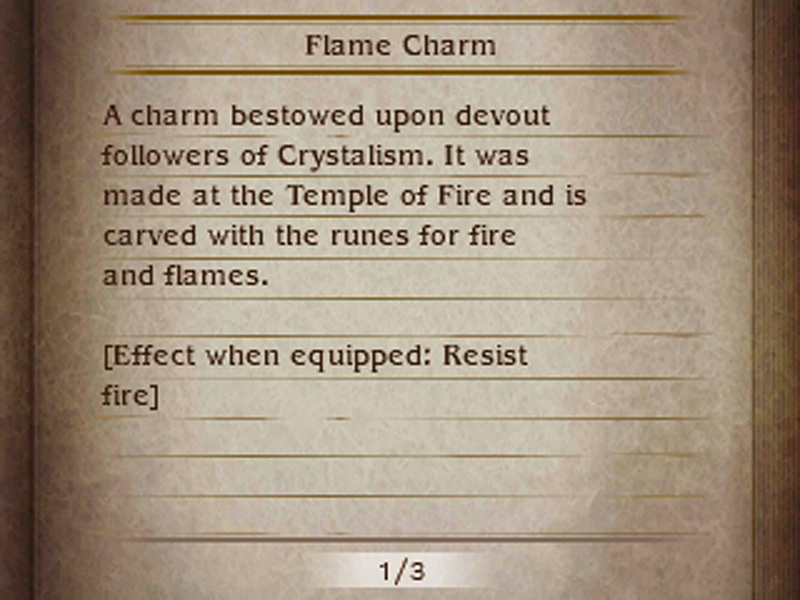 flamecharm thing