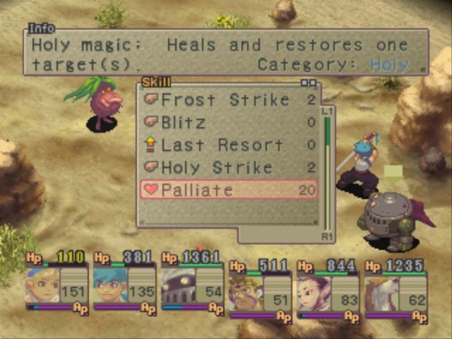 breath of fire iv combos