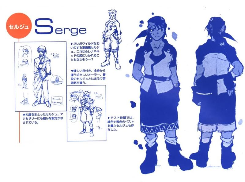 Male Character Concept Art - Chrono Cross Art Gallery