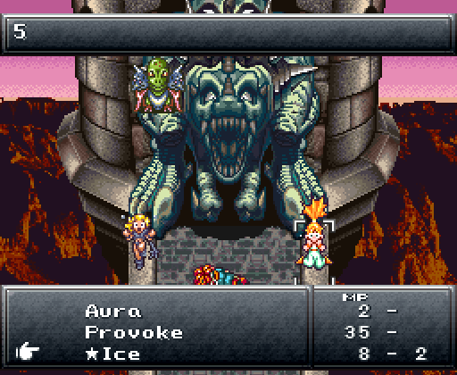 These two bosses have a bit in common. (Chrono Trigger and Live A