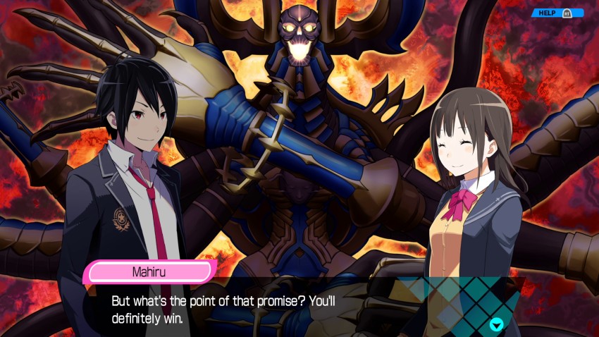 Conception Plus details communication, chains, and Mahiru