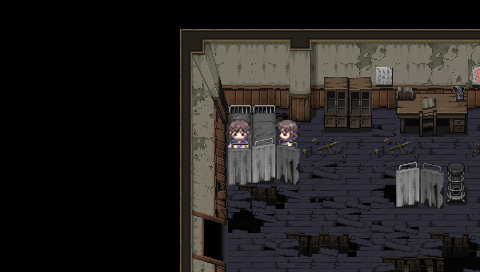 corpse party seiko and naomi infirmary bed