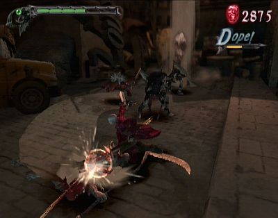 Devil May Cry (PS2) - Mission 1 (Dante Must Die difficulty) 