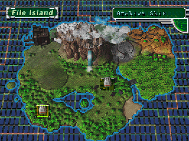 Digimon World 1 Map