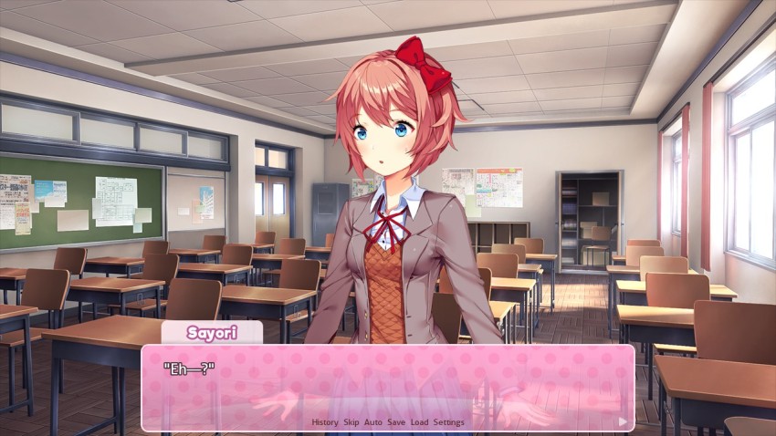 Sayori in her Cutest Form!Doki Doki Blue Skies/Sayori Route#11