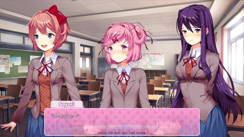 Doki Doki Literature Shitposting Club Reborn, Making me choose between  these two absolute beauties should be a crime