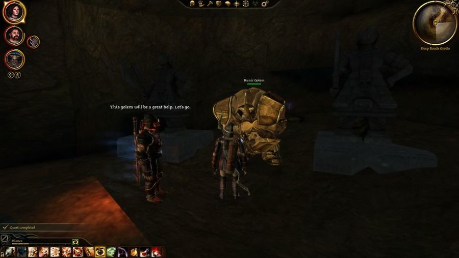 Dragon Age Origins - Golems of Amgarrak: Starting the Quest 