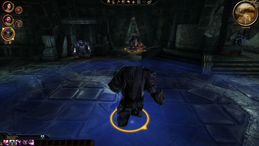 Dragon Age Origins - Golems of Amgarrak - Boss Fight:  - video