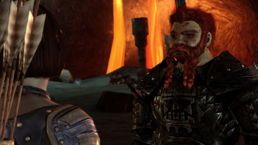 In Dragon Age: Origins, when giving the Dwarven crown to the