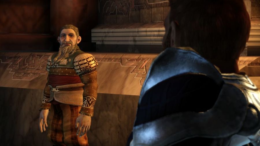 In Dragon Age: Origins, when giving the Dwarven crown to the