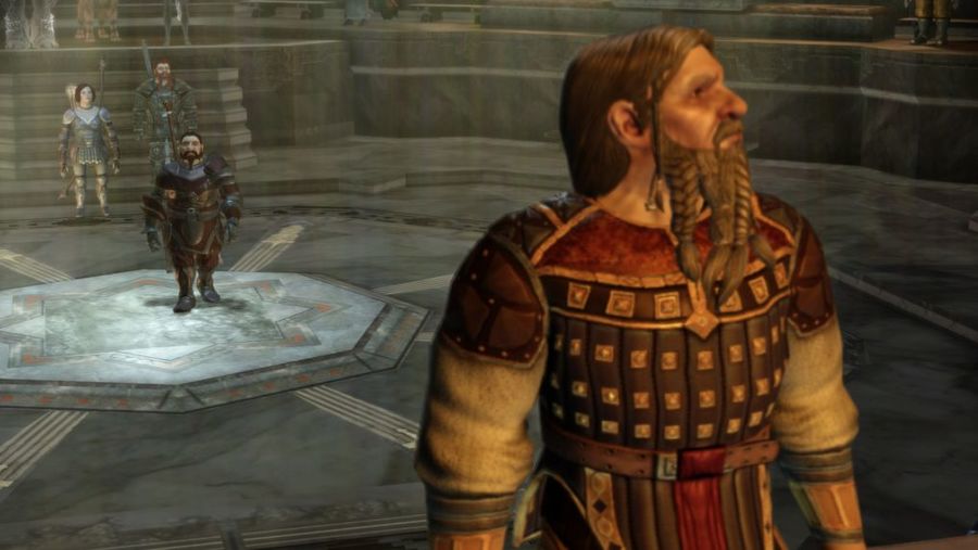 In Dragon Age: Origins, when giving the Dwarven crown to the