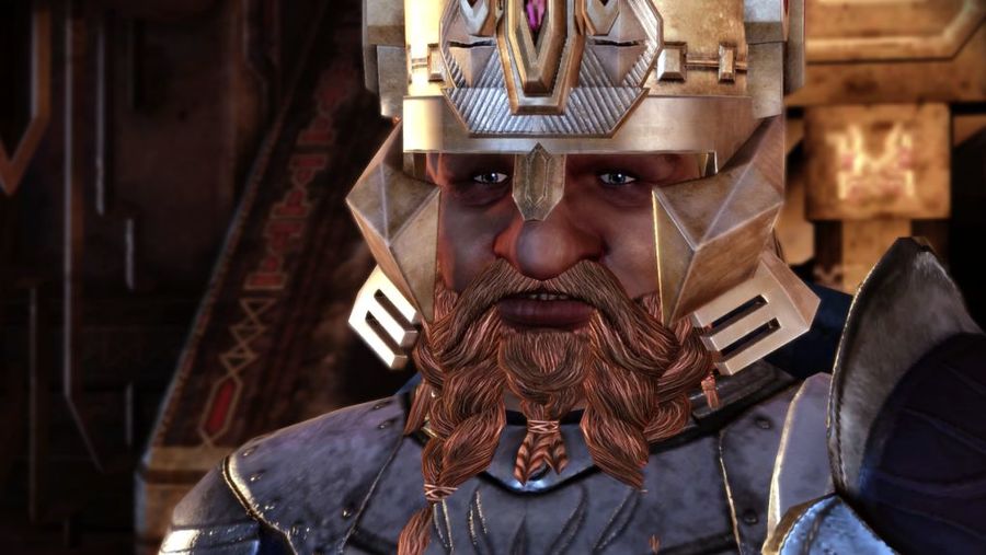 In Dragon Age: Origins, when giving the Dwarven crown to the