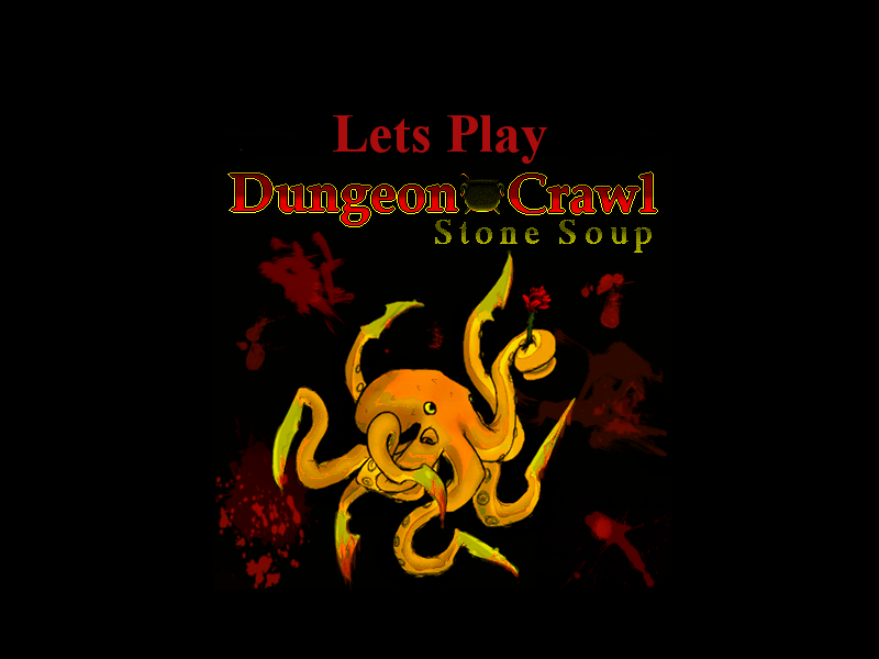 Dungeon soup. Dungeon Crawl. Stone Soup. Duck Soup Dungeon game logo.