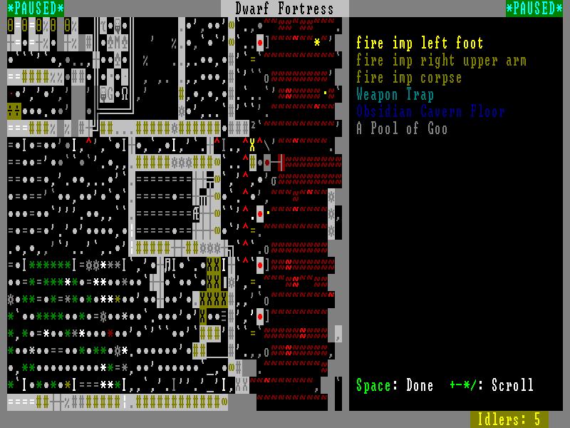 dwarf fortress dump goblin remains