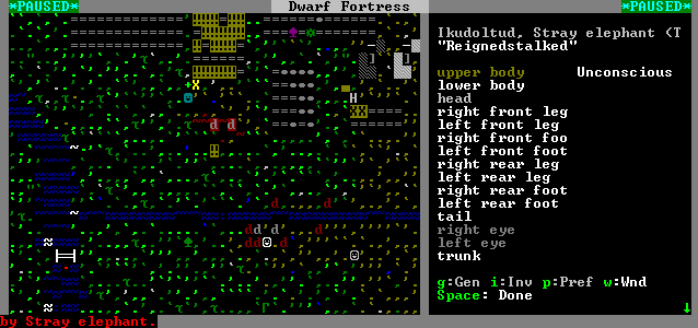 https://lparchive.org/Dwarf-Fortress-Boatmurdered/Update%201-9/32_ElephantBattle51d.gif