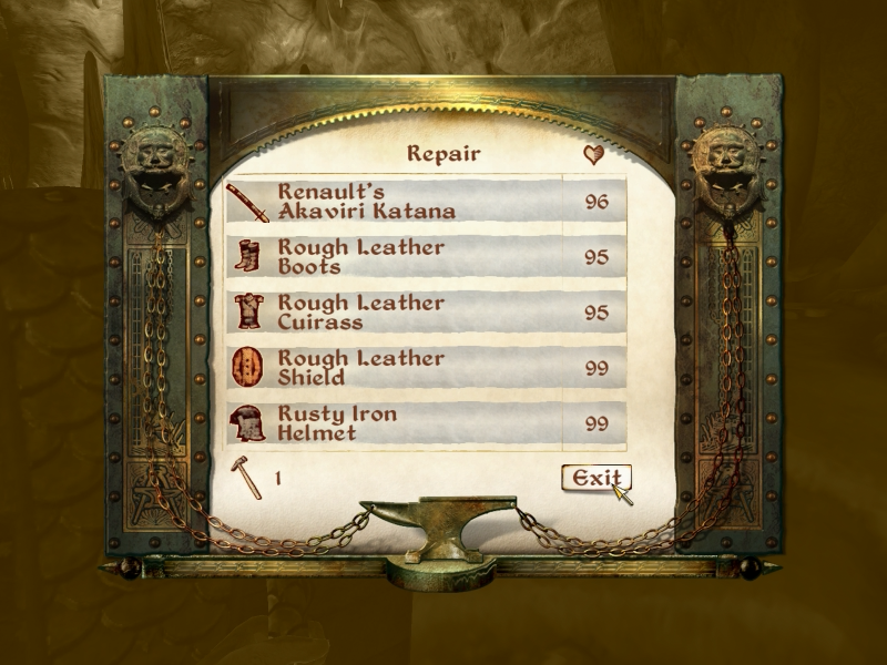 Repair Hammer (Oblivion), Elder Scrolls