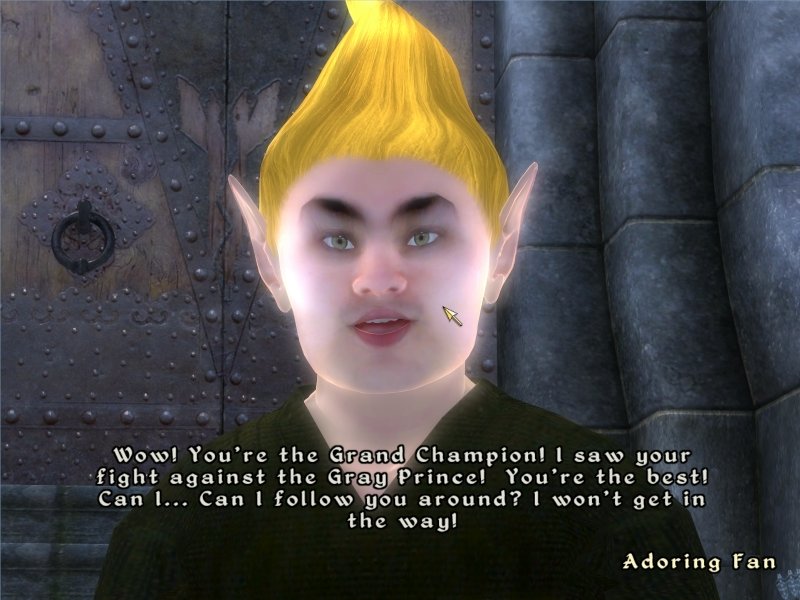 The Adoring Fan, as they appeared in Oblivion.