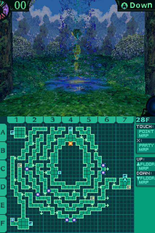 Etrian Odyssey II: Heroes of Lagaard 30F Dungeon Map Map for DS by Zaraf -  GameFAQs