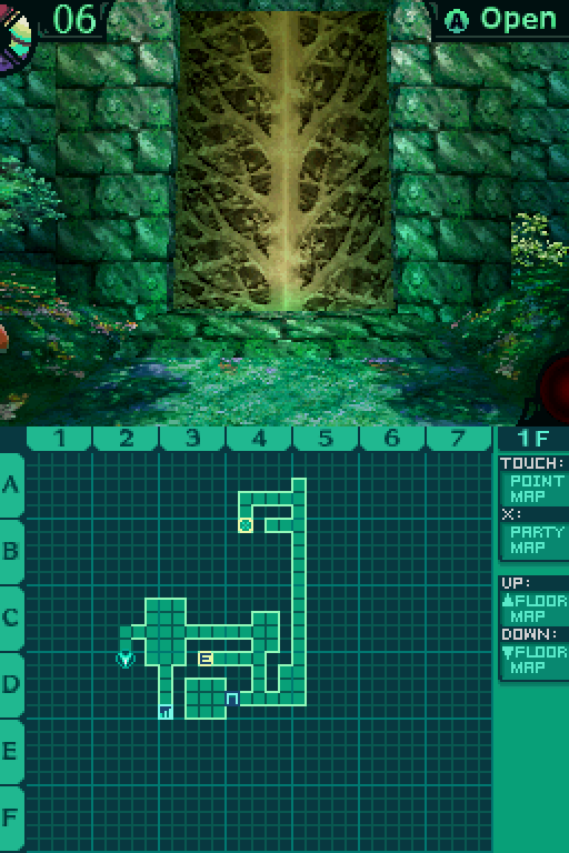 Etrian Odyssey II: Heroes of Lagaard 30F Dungeon Map Map for DS by