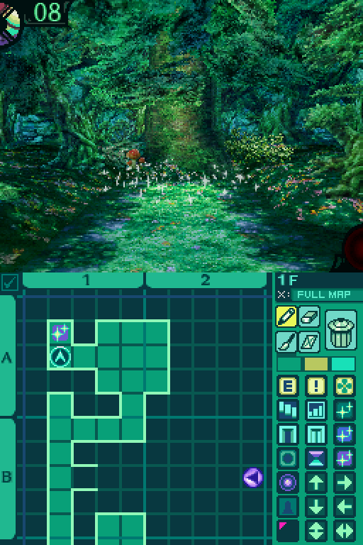 Etrian Odyssey II: Heroes of Lagaard 30F Dungeon Map Map for DS by Zaraf -  GameFAQs