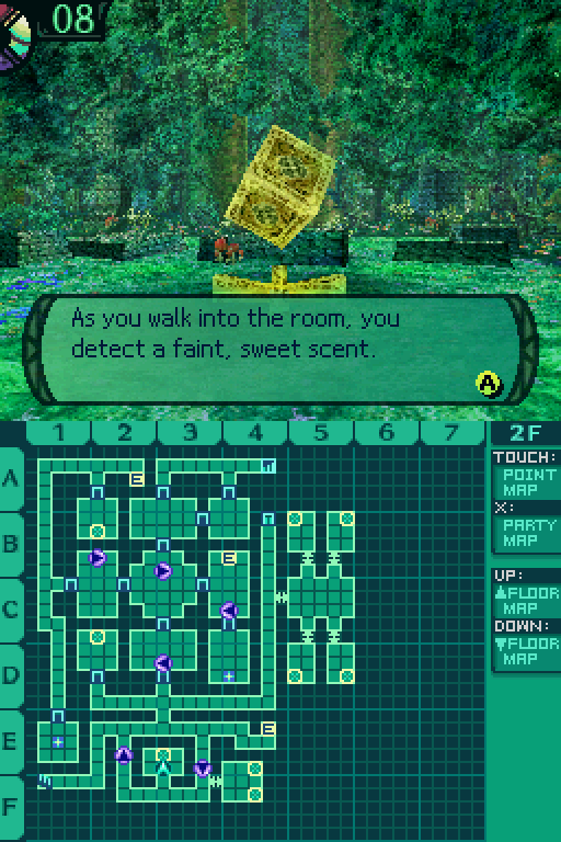 Etrian Odyssey II: Heroes of Lagaard 30F Dungeon Map Map for DS by Zaraf -  GameFAQs