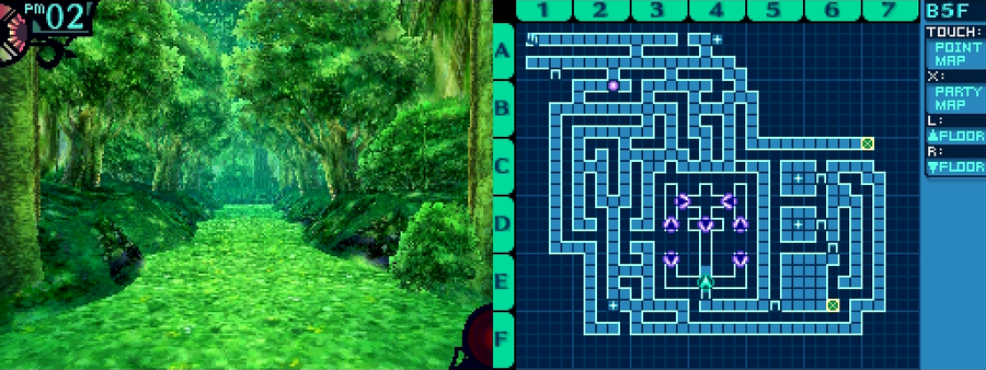 B2f A Verdant Meeting Place Etrian Odyssey Nexus Walkthrough Guide Gamefaqs