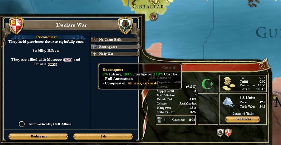 I won the war of the quadruple alliance as spain, who in the game is  outnumbered 1 to 3 : r/eu4