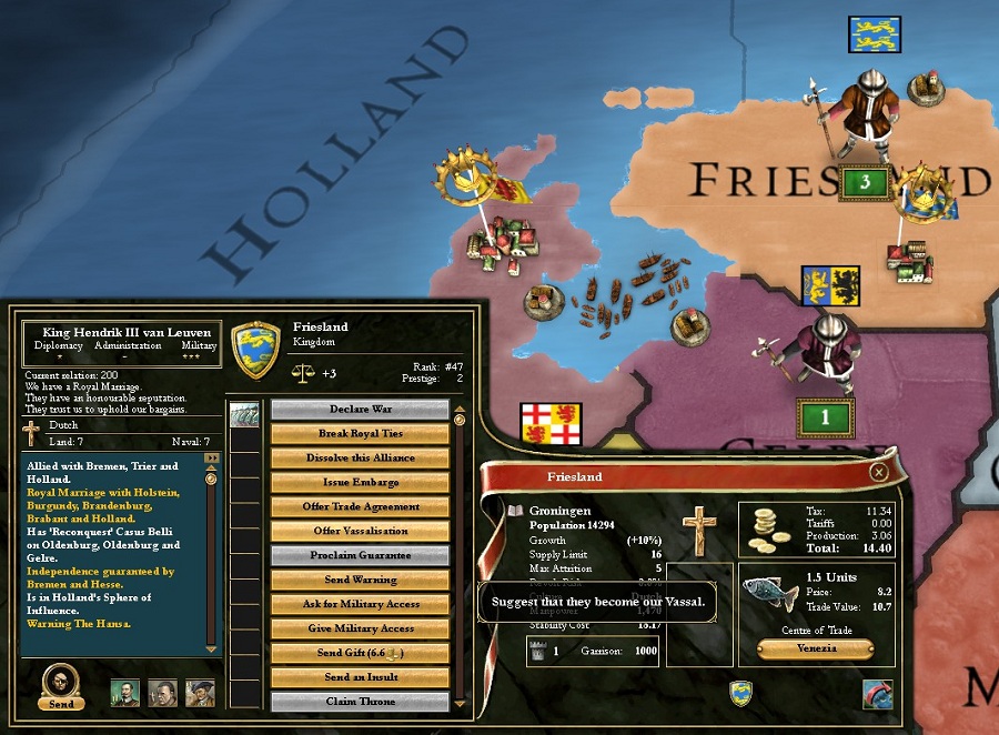 what is the point of a royal marriage europa universalis 5