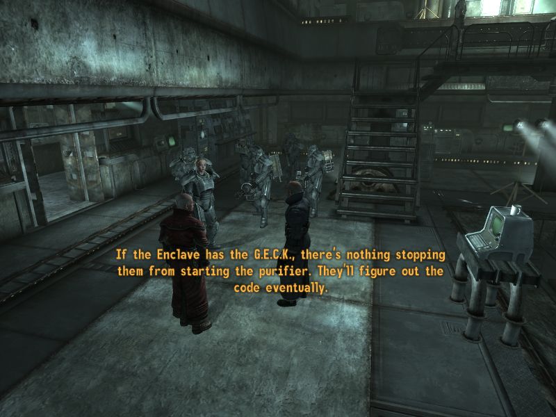 Fallout 3 Code To Activate Purifier
