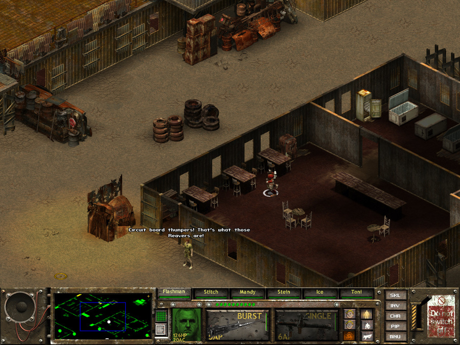 Part 43. Fallout Tactics Brotherhood of Steel. Танк фоллаут Тактикс. Глазастик (Fallout Tactics). Fallout Tactics змей.