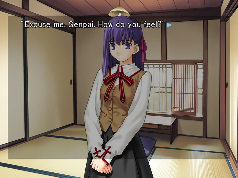 Fate Stay Night visual novel 02 - Sakura, i started to read…