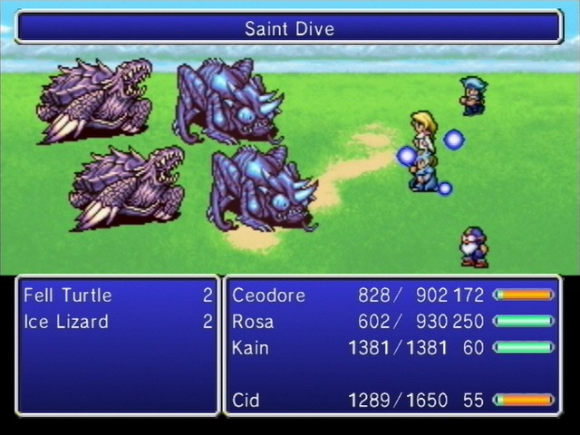 Final Fantasy IV Complete Collection: Kain Gameplay 