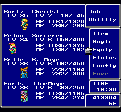 Final Fantasy V Part 37 Krile Vs Death