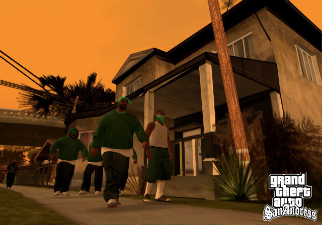 grand theft auto san andreas grove street vs ballas