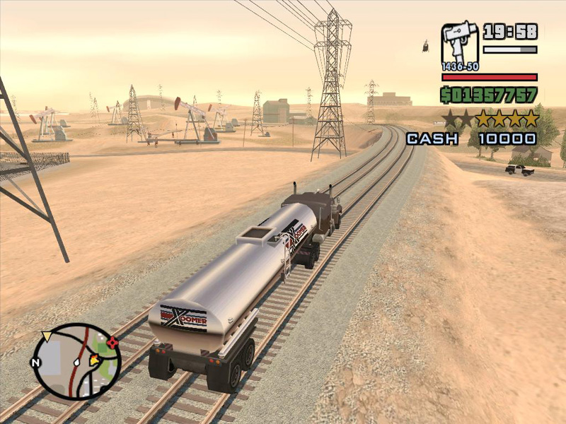 PS2 RoadTrain para GTA San Andreas