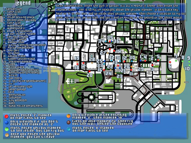 Top 7 Secret Camera location in San Fierro GTA San Andreas 