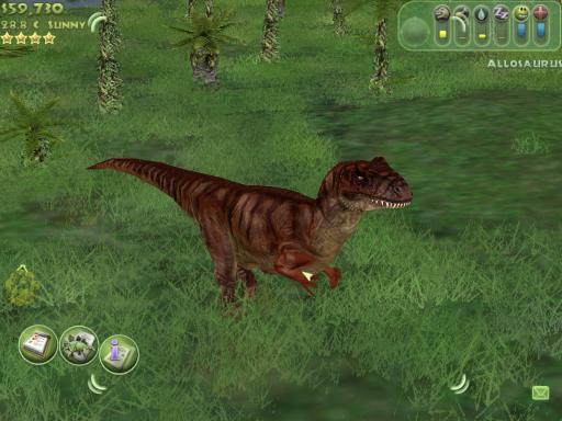 jurassic park operation genesis acrocanthosaurus