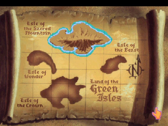 King's Quest VI Part #4 - Alexander Pulls Out His Magic Map