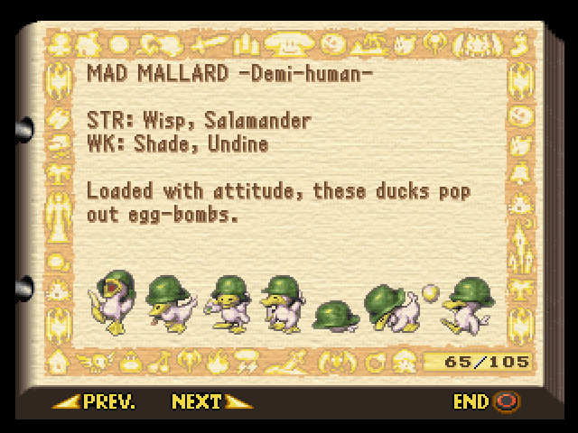 Mad Mallard - Wiki of Mana, the Mana encyclopedia