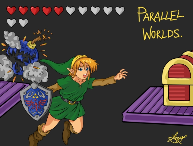 The Legend of Zelda Parallel Worlds Super Nintendo SNES Video