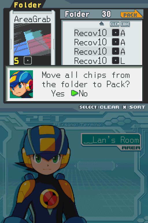 megaman battle network 5 team colonel strong folders